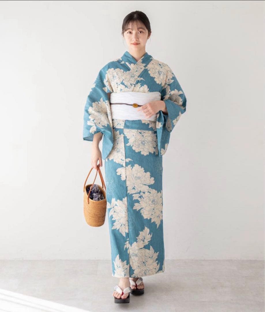 去年完売！ゆかた館グレース　水色