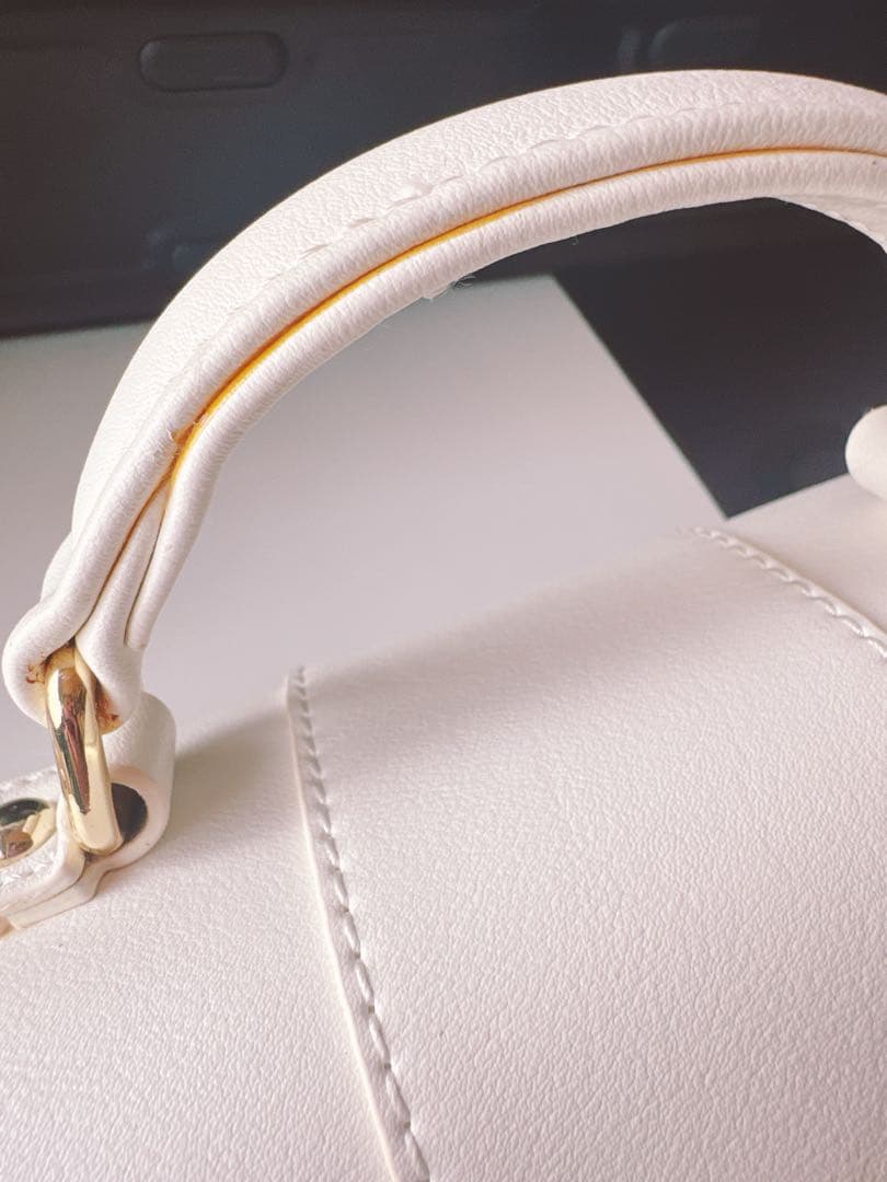 ダイアナ　DIANA かごバッグ ホワイト 2WAY