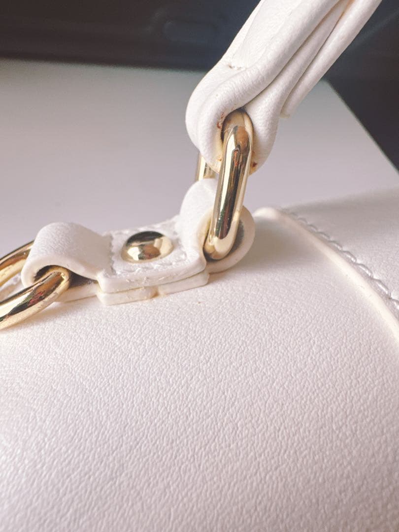 ダイアナ　DIANA かごバッグ ホワイト 2WAY