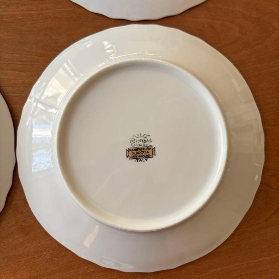リチャードジノリ　コックドール　プレート4枚セット