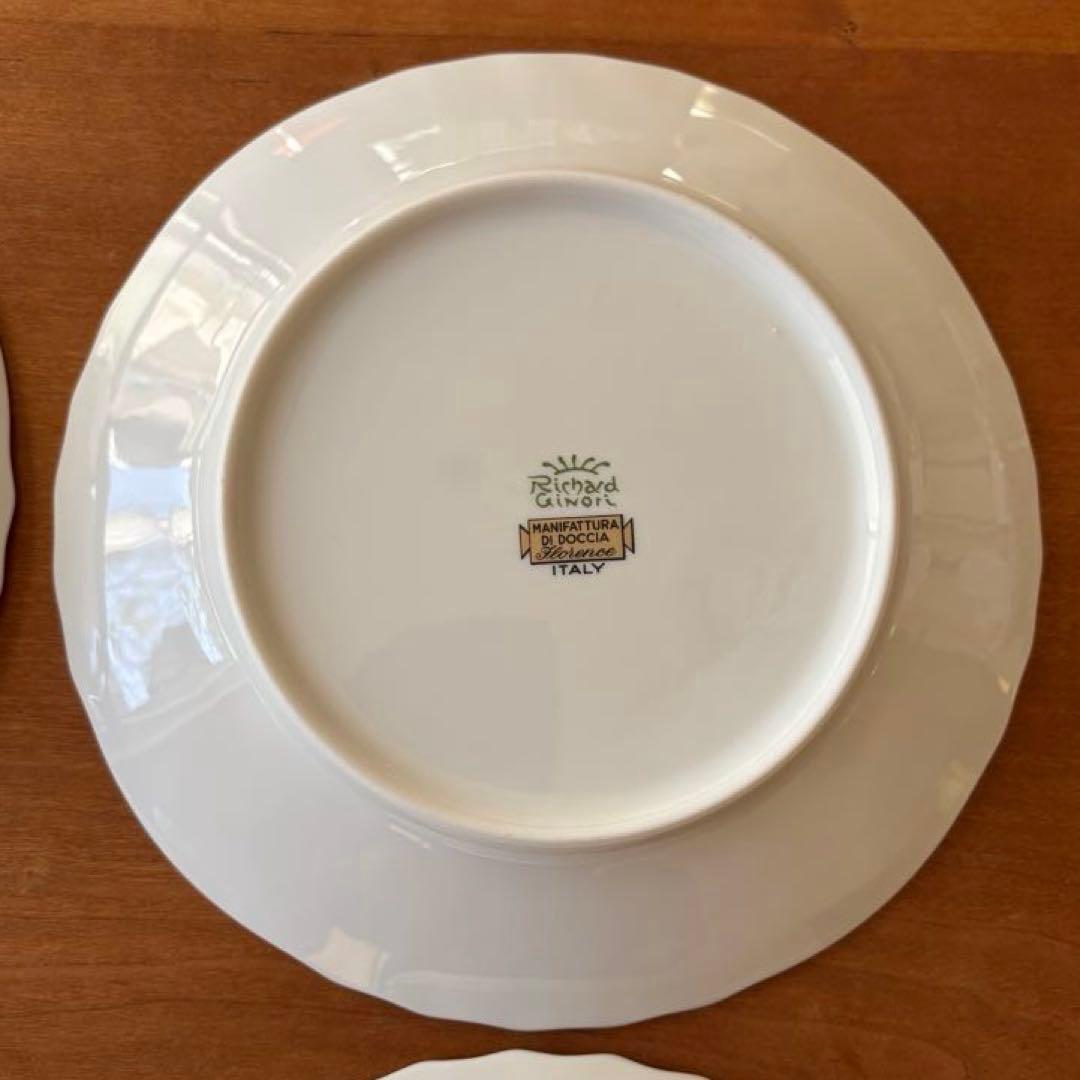 リチャードジノリ　コックドール　プレート4枚セット