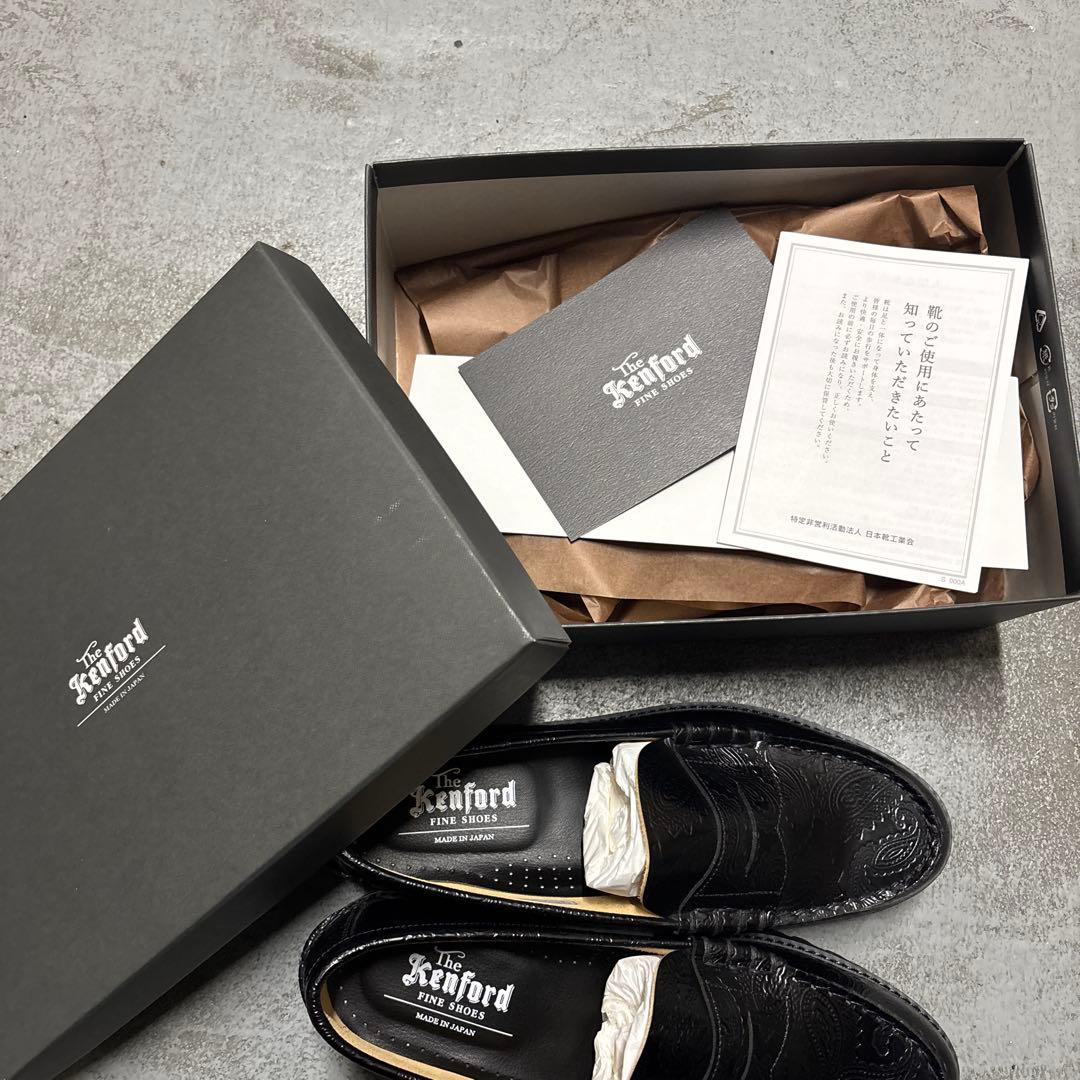 THE KENFORD FINESHOES ペイズリーローファー タンクソール