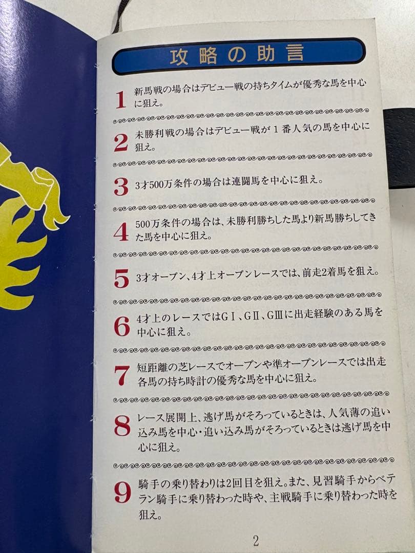 【超レア】競馬必勝法本 覇王　発売元開成堂　定価8万円