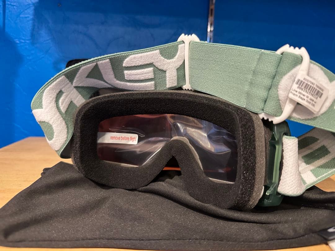OAKLEY LINE MINER M ゴーグル Prizm Sage Gold
