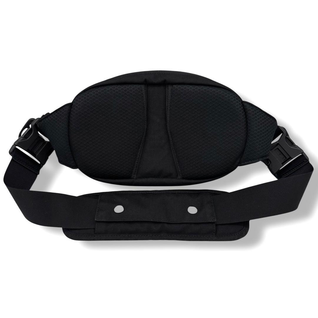 Hugoo 2way ヒップシート 抱っこ紐 ウエストポーチ ナイロン ブラック