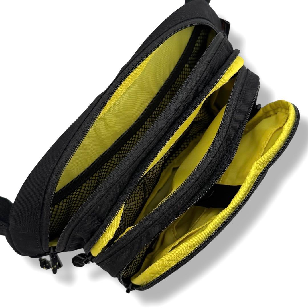 Hugoo 2way ヒップシート 抱っこ紐 ウエストポーチ ナイロン ブラック