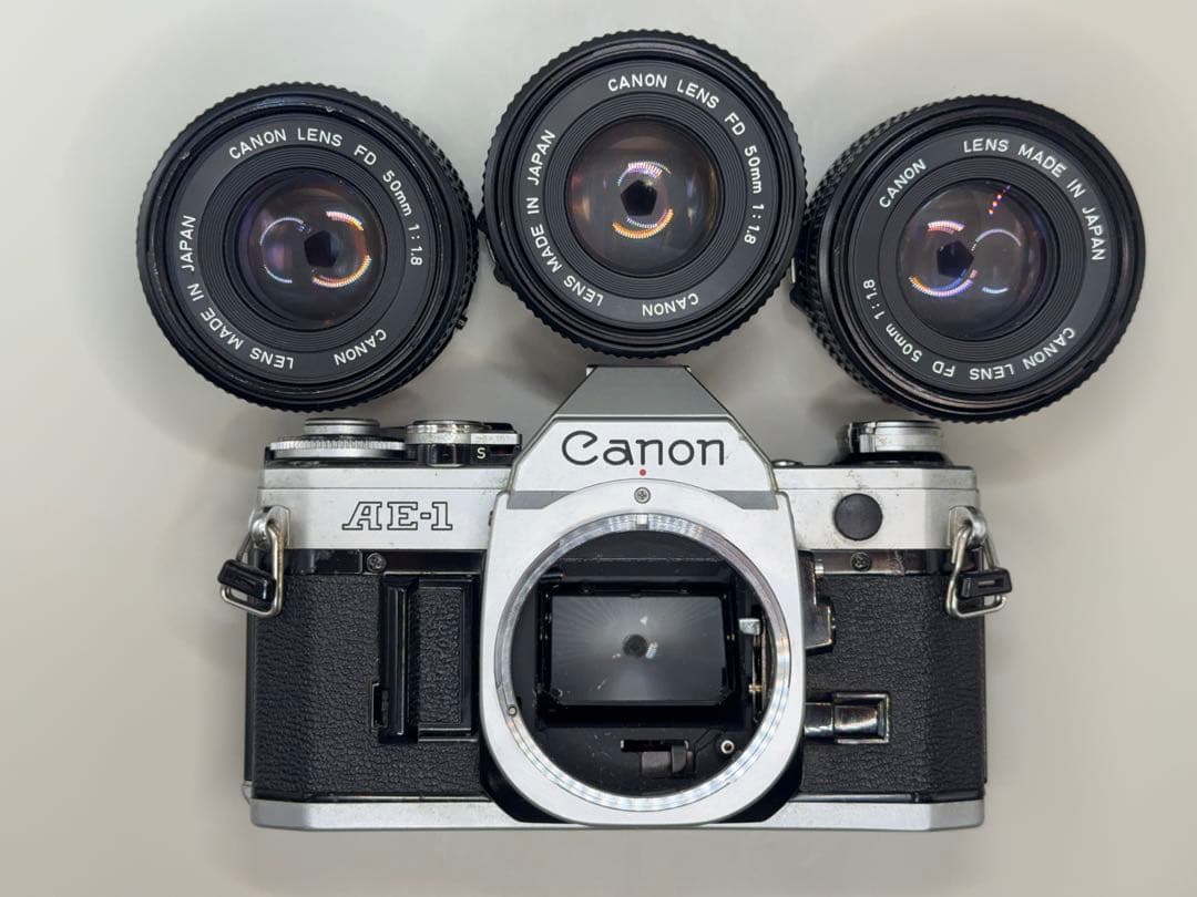 【ジャンク】 Canon AE-1 / New FD 50mm f1.8
