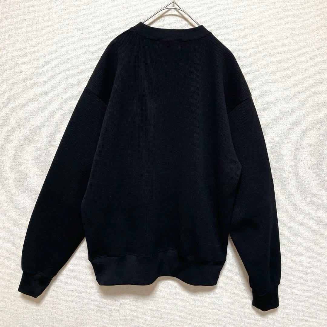 美品 人気 ヒステリックグラマー ワッフル スウェット ヒスガール 黒 M