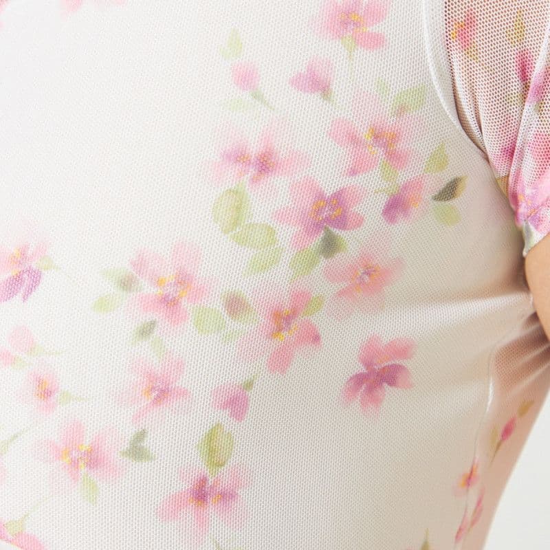 チャコット　永久メイ　コラボ　キャップスリーブレオタード