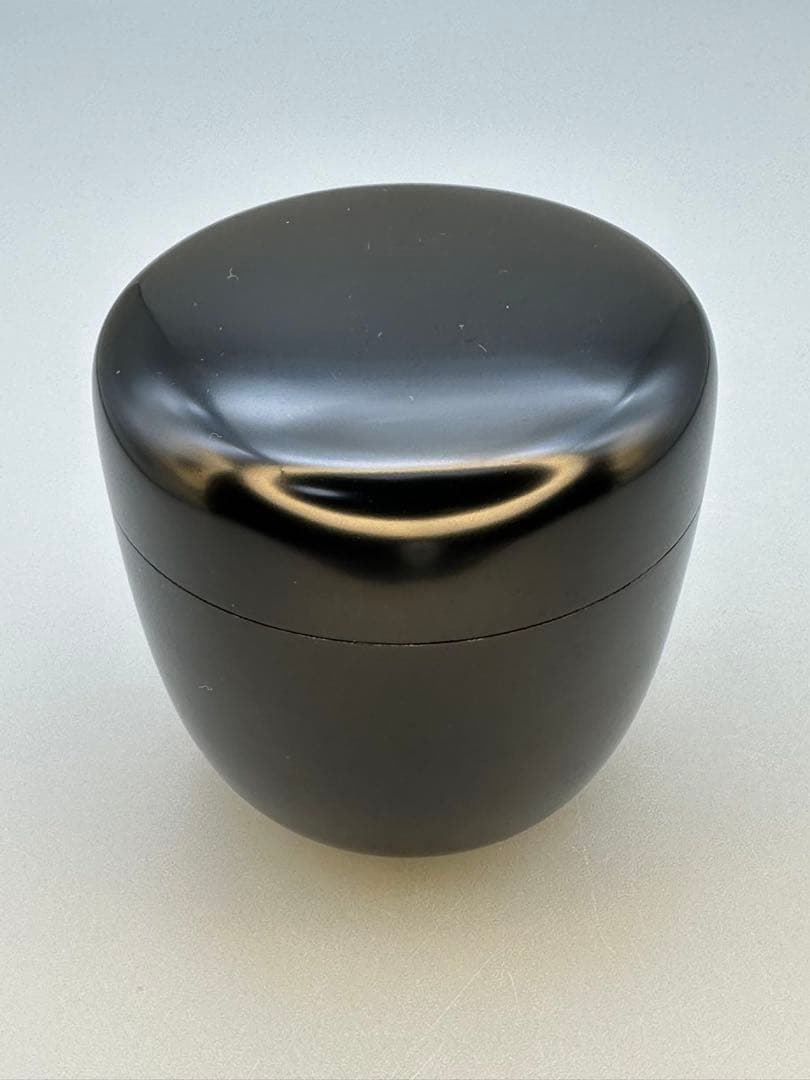 茶道具　棗　松尾不染斎　黒棗