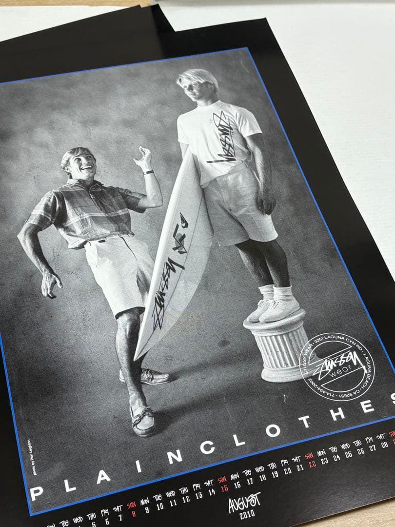 Stussy ノベルティポスターカレンダー 2010年 30周年プロモ