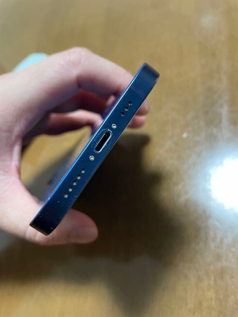 iPhone 12 128GB SIMフリー　ブルー ⚠️難あり