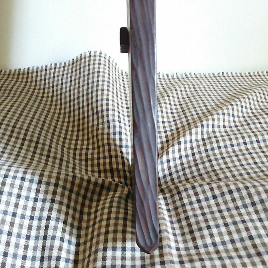 縞黒檀 掛け物 花飾り 神棚 年代物 木材 インドネシア 希少品