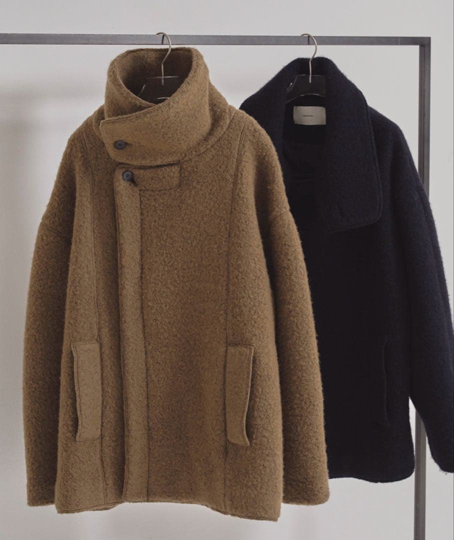 【極美品】TODAYFUL Standcollar Boucle Jacket