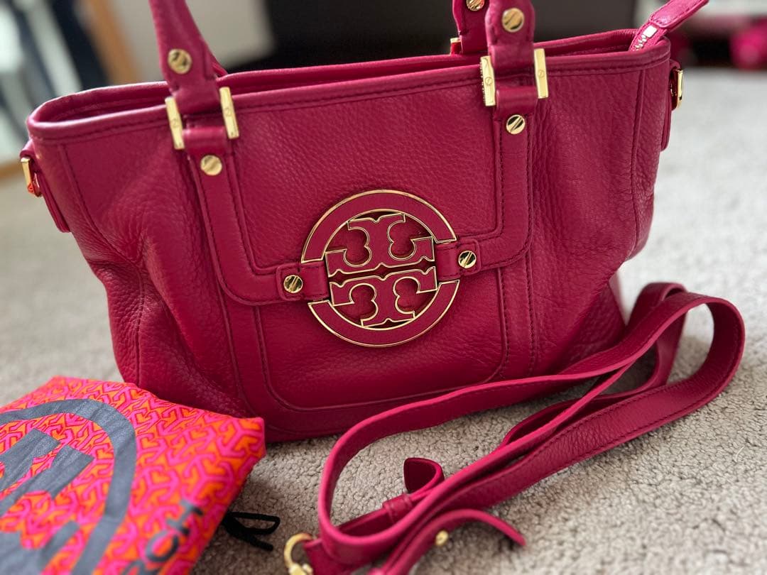 TORY BURCH トリーバーチ ハンドバッグ　ショルダーバッグ　ピンク