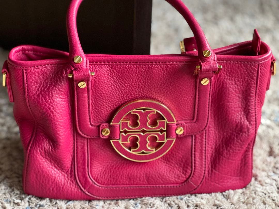 TORY BURCH トリーバーチ ハンドバッグ　ショルダーバッグ　ピンク