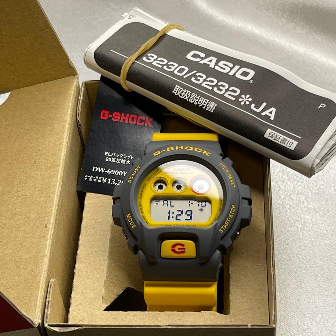 CASIO G-SHOCK DW-6900Y 【未使用・稼動品】