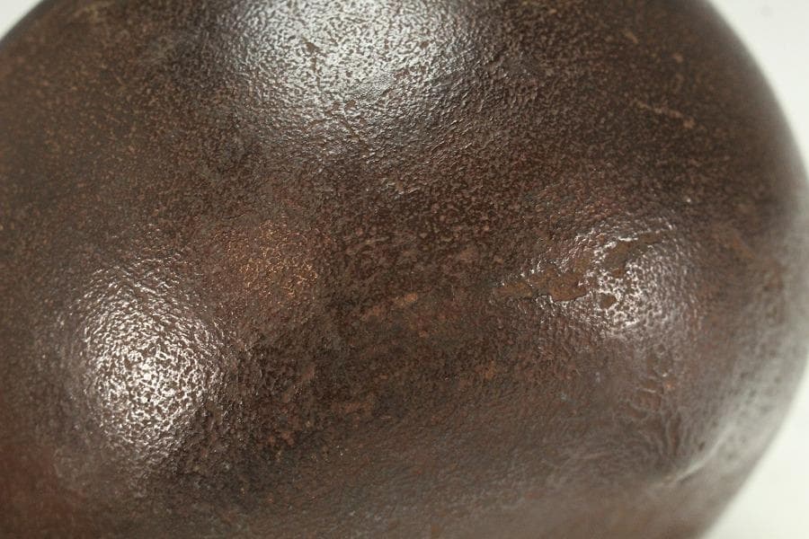 古鉄 持ち手 唐草 銀象嵌 瓶 注器 鉄瓶 銀摘 金縁朱塗蓋(K-XA811)