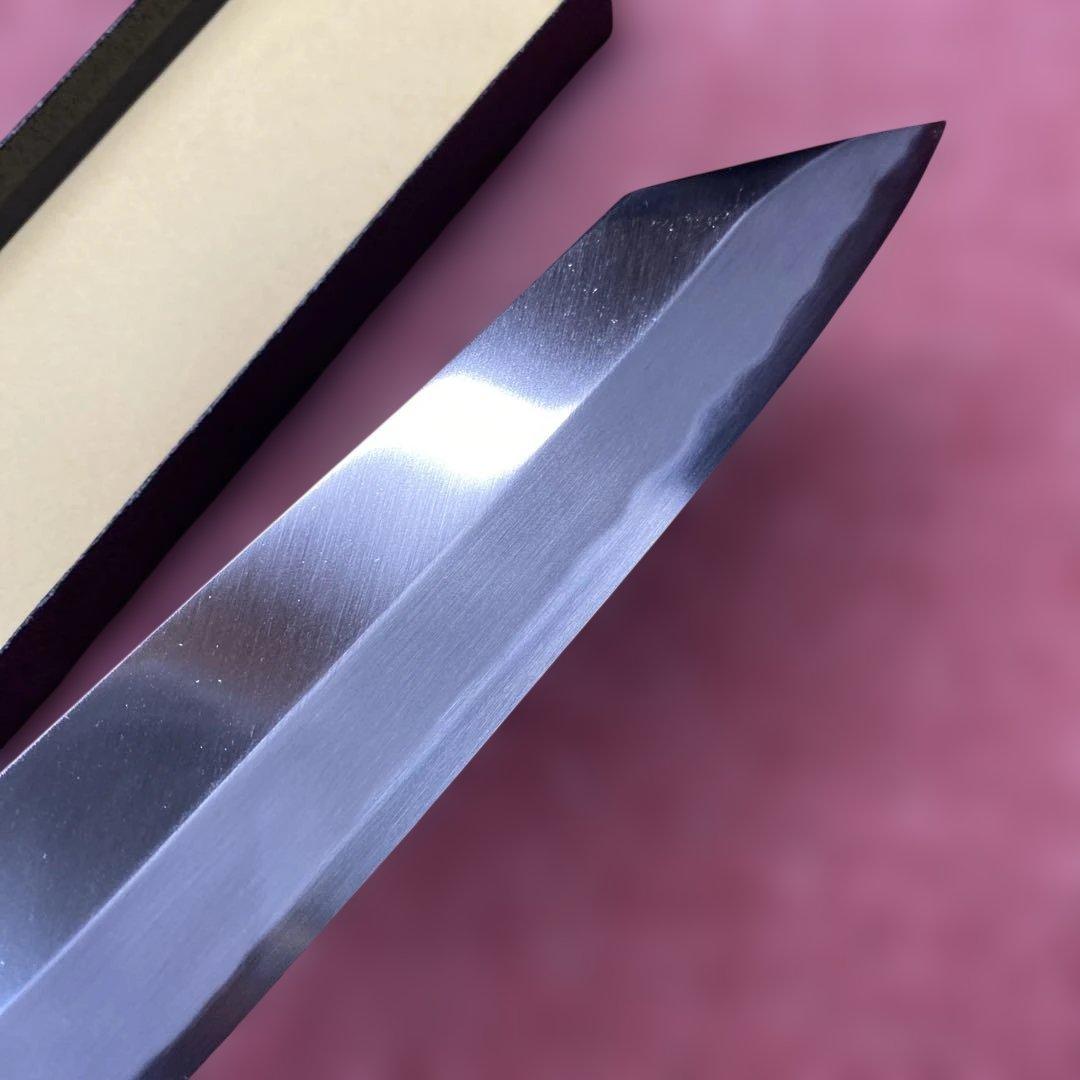 白ニ鋼　切付型特製万能和包丁　180㎜ 6寸