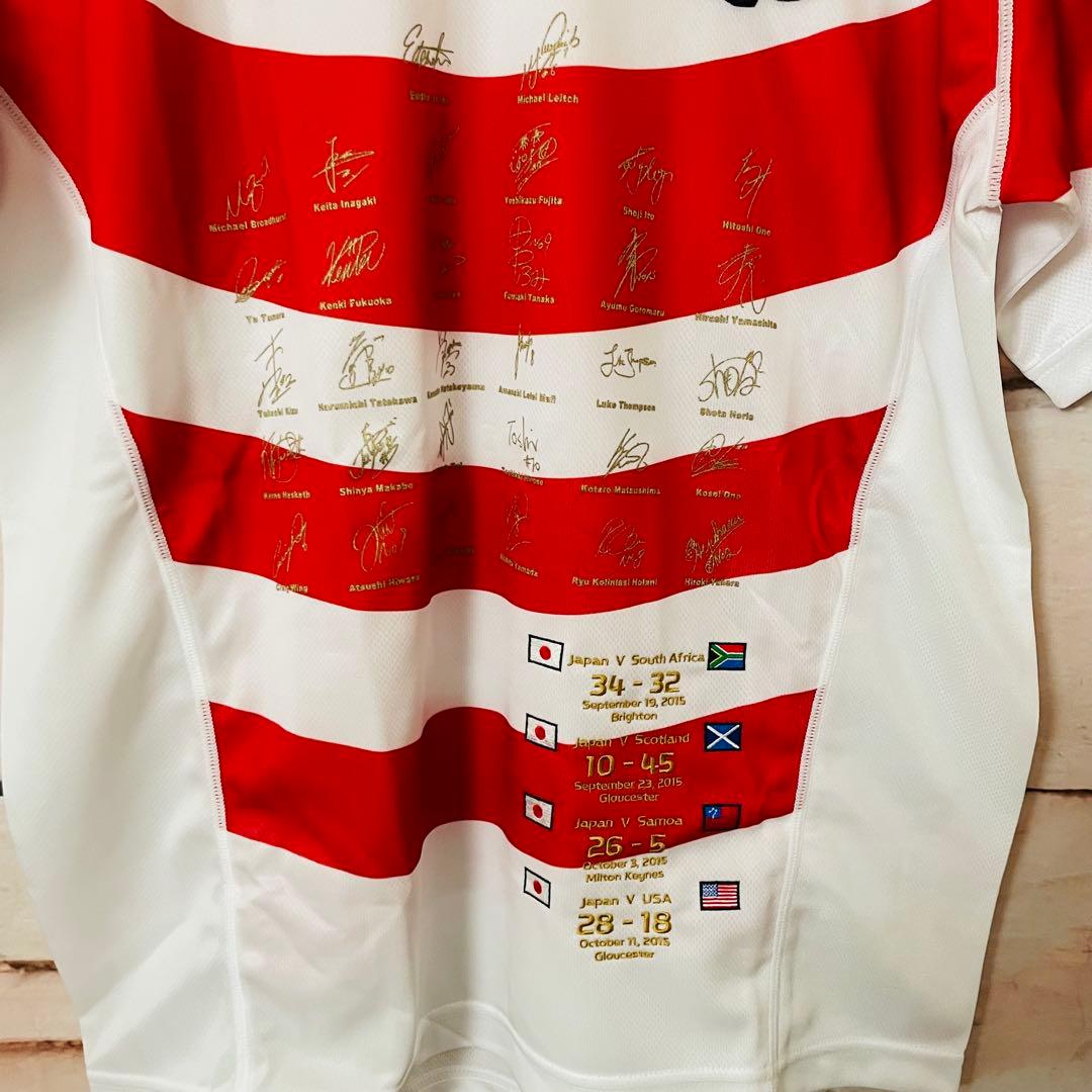 カンタベリー ラグビー 日本代表 2015年 W杯 刺繍 記念ユニフォーム