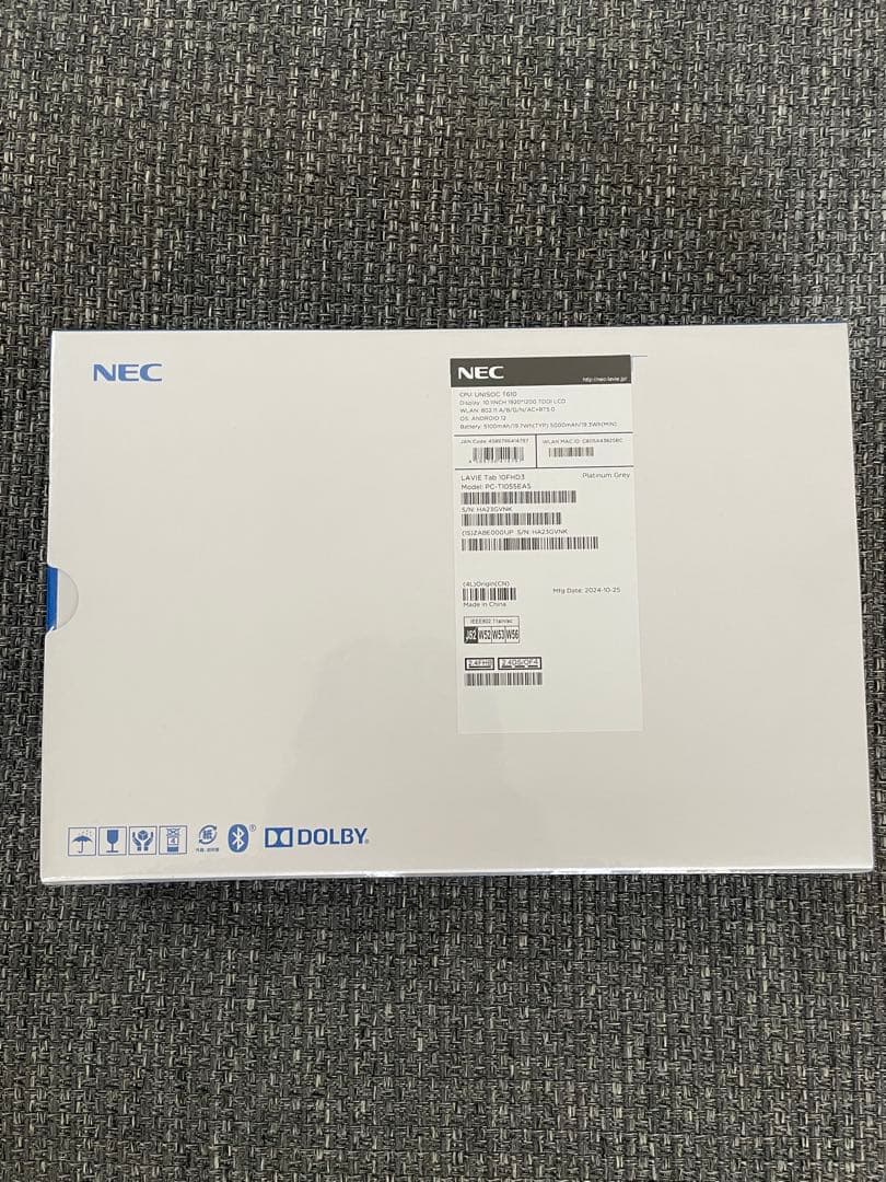 NEC PC-T1055EAS LAVIE TabT10 10.1型
