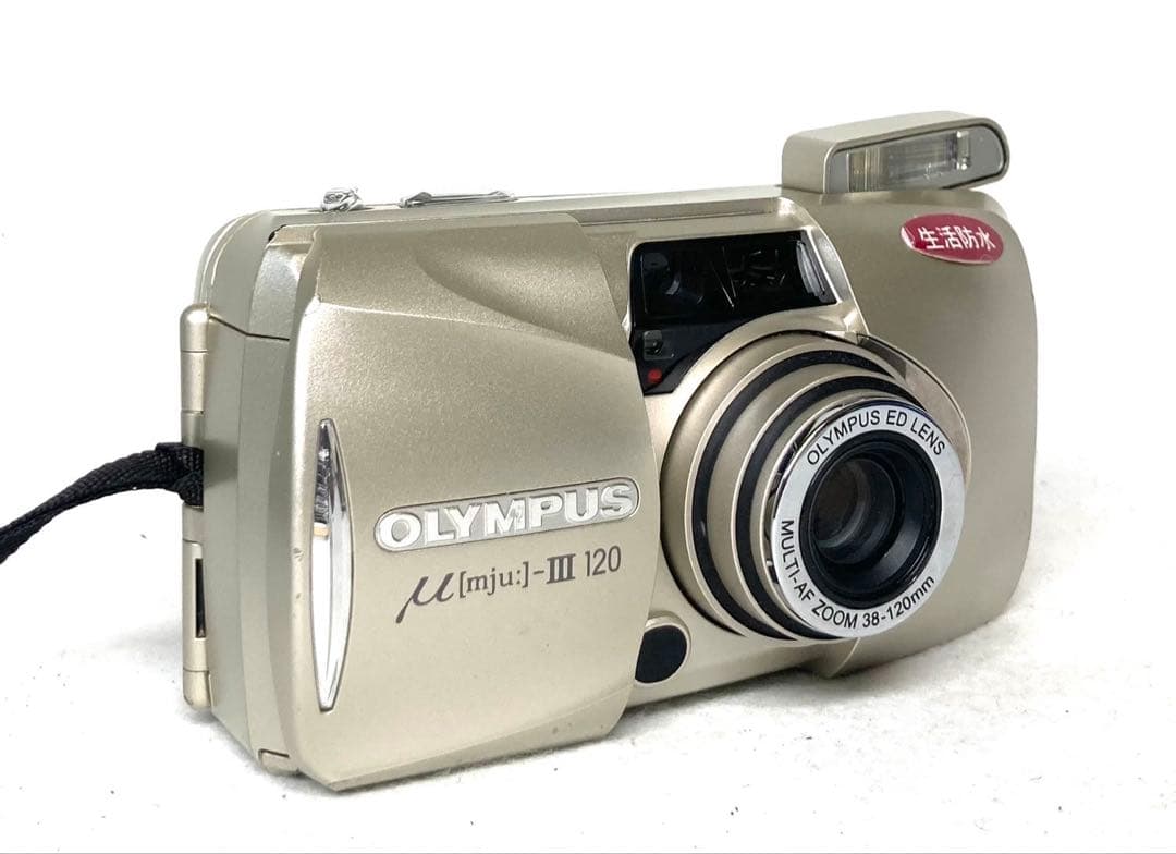【完動品 美品】OLYMPUS μ【mju:】-Ⅲ 120 動作確認済