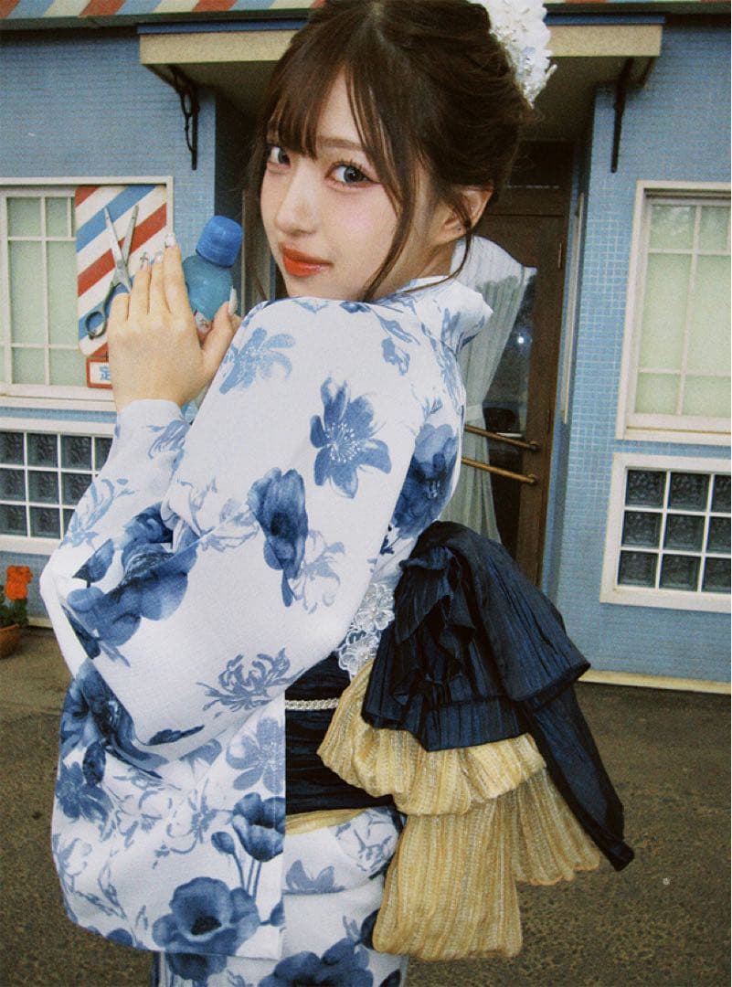 【匿名配送】 GRL 浴衣 パールベルト セット