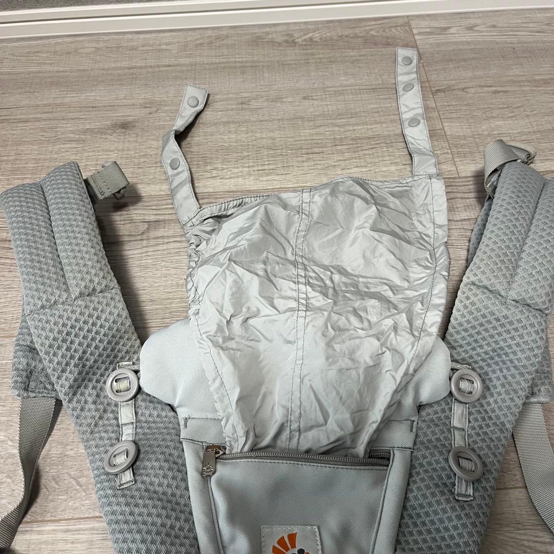【美品】エルゴベビー　オムニブリーズ　抱っこ紐　パールグレー