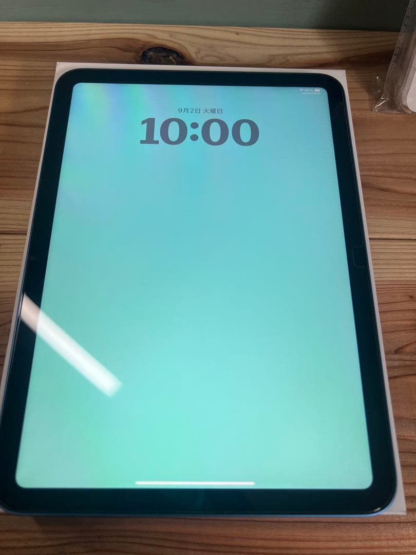 【美品】iPad 本体 ブルー 第10世代 64GB バッテリー容量100%