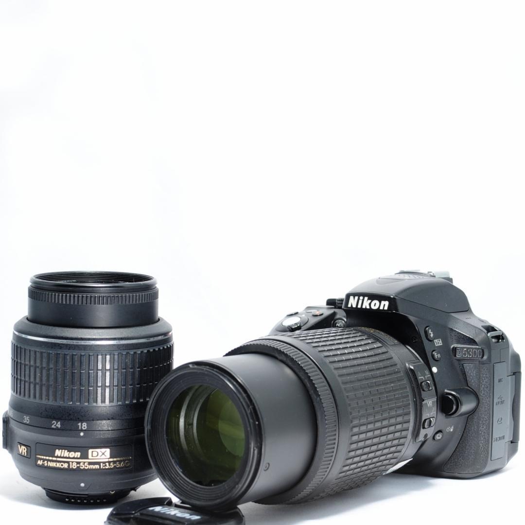 家族も風景写真も綺麗に❗️Nikon D5300✨ダブルレンズ スマホ転送