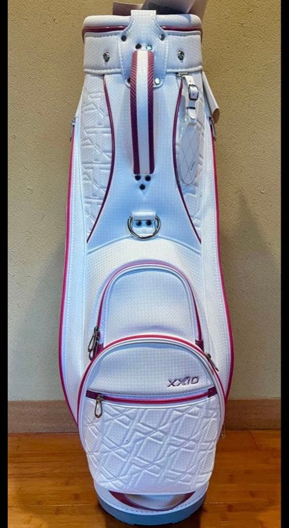 XXIO ゴルフバッグ ホワイト/ピンク　ゼクシオ
