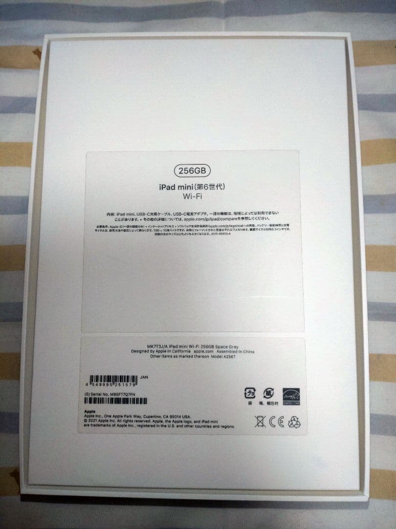 iPad mini(第6世代) Wi-Fiモデル