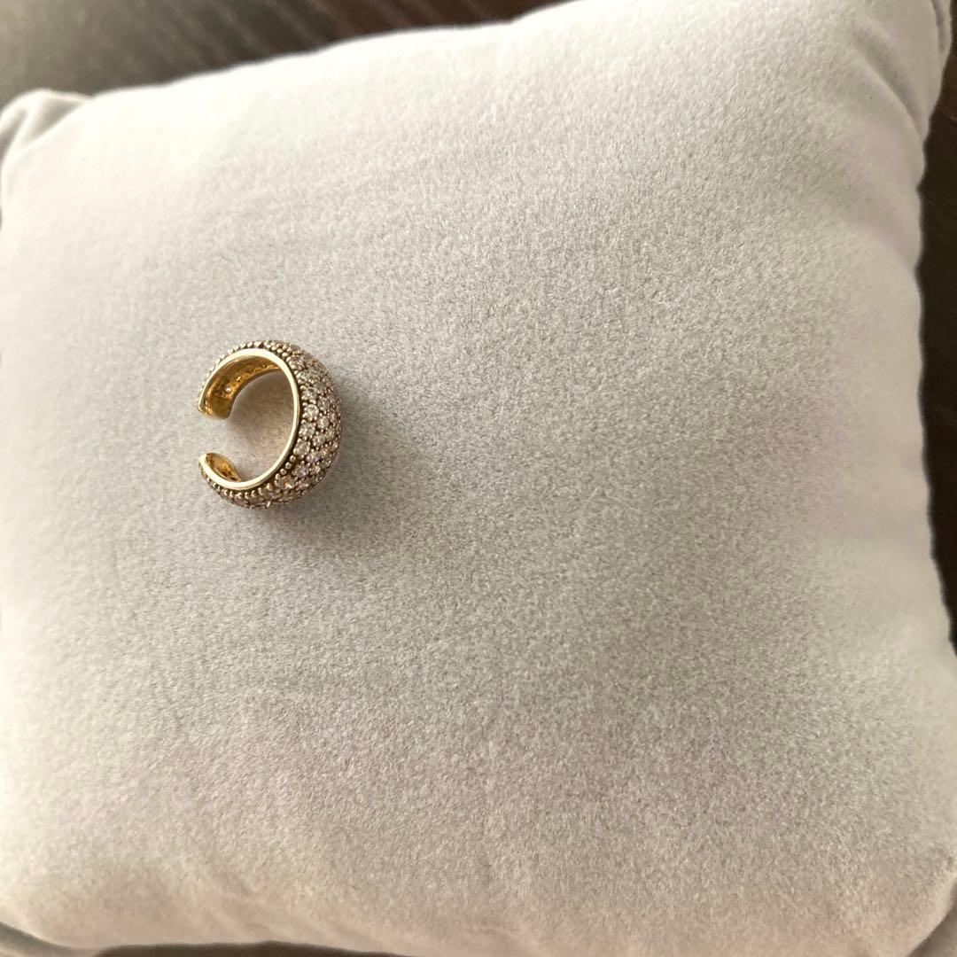 ☆試着のみ☆ 付属品あり　TOM WOOD EAR CUFF ジルコニア