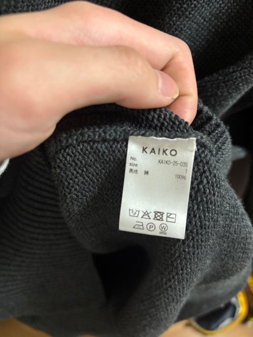a*a様 KAIKO Knit polo shirt