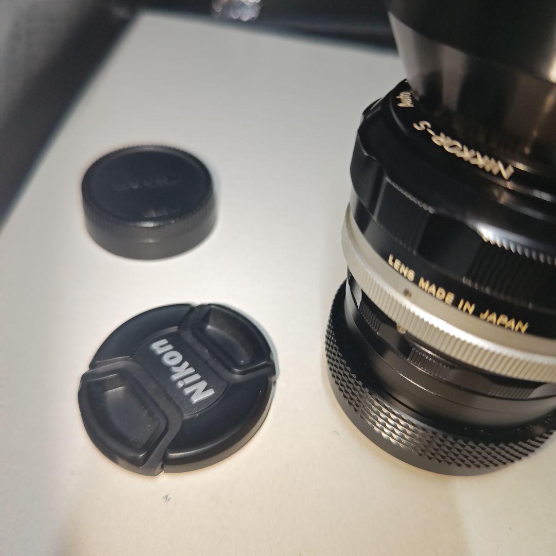 Nikkor-S auto 55mm f/1.2 +F→Zアダプター+フード