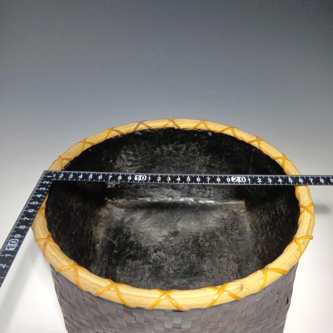 値下げ茶道具　竹製　炭籠　2個おまとめ