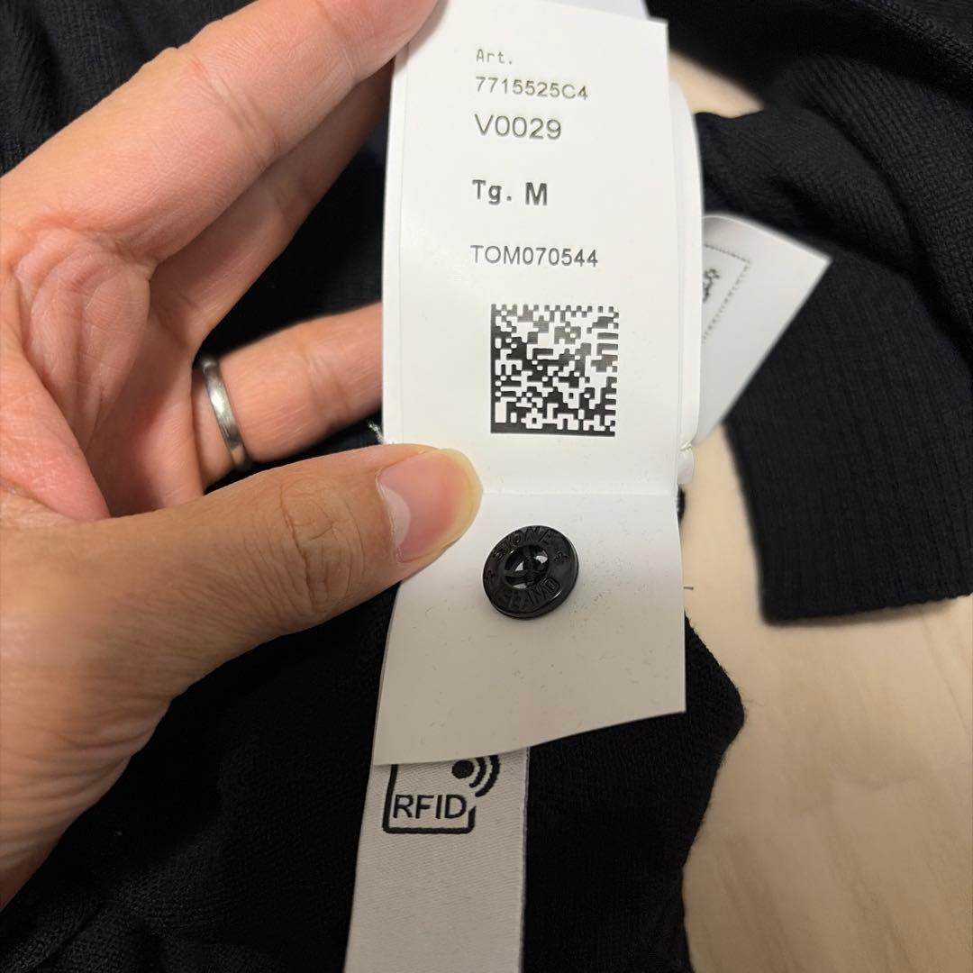 【新品】STONE ストーンアイランド　タートルニット　黒