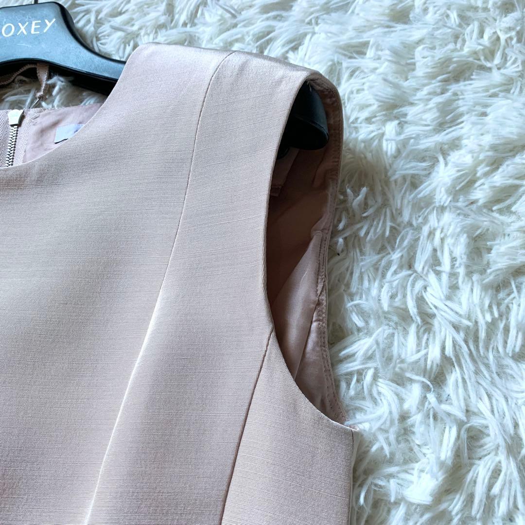 未使用級✨定価14万 フォクシー ミュゲ ウールシルクワンピースドレス 40