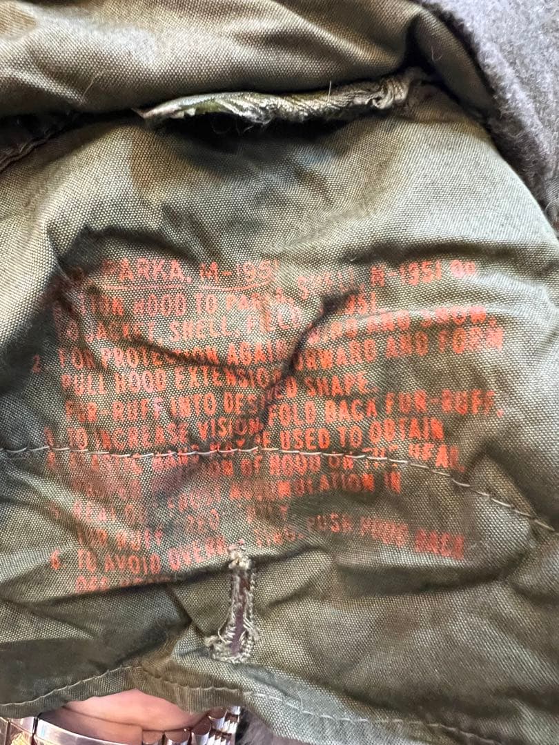 スペシャルビンテージ 70s M-65 XS アルミジップ コヨーテファー