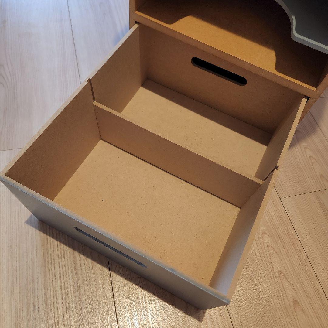 【美品】自分で収納ラック ランドセルラック ベルメゾン グレー Cタイプ