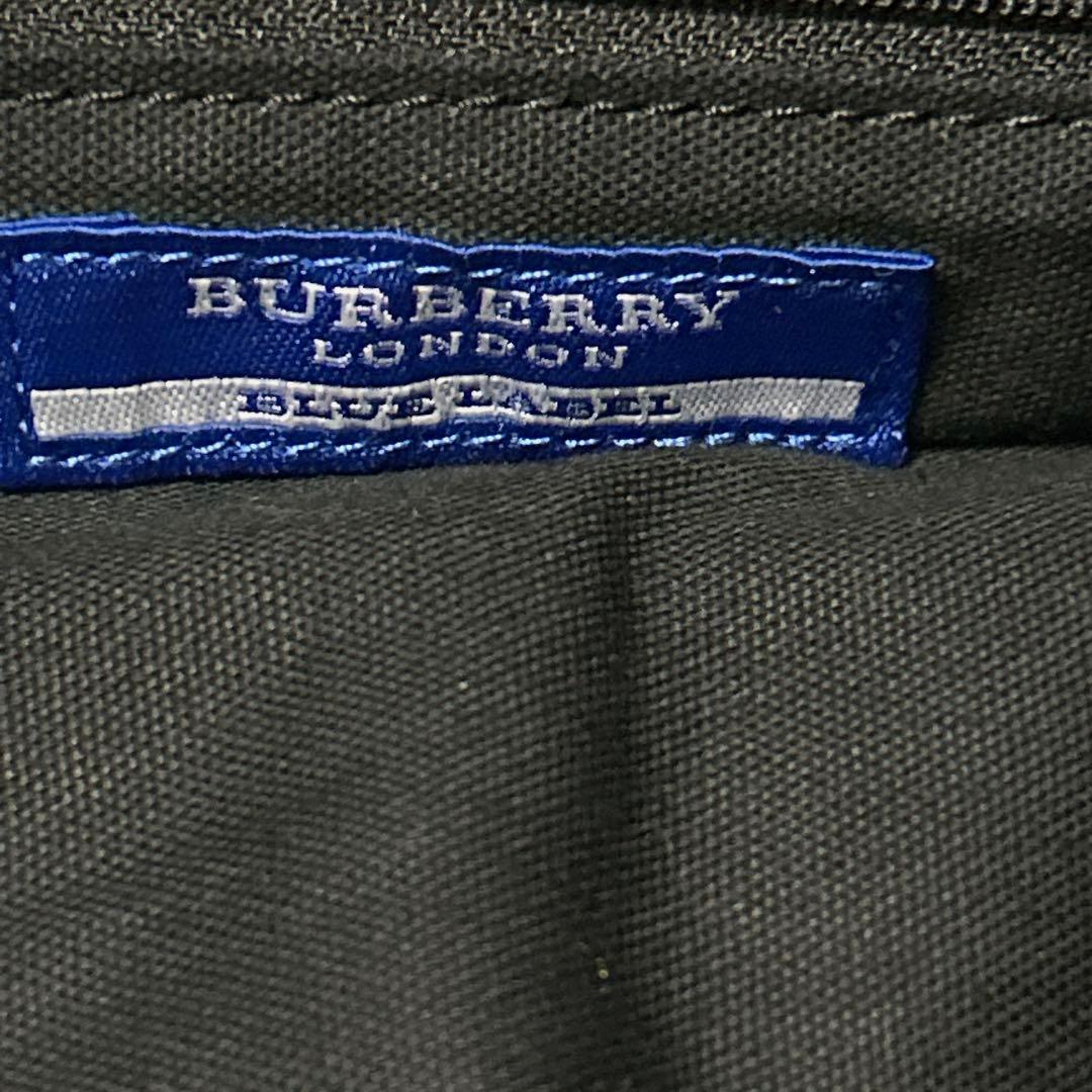 未使用級✨バーバリーブルーレーベル かごバッグ トートバッグ ストロー