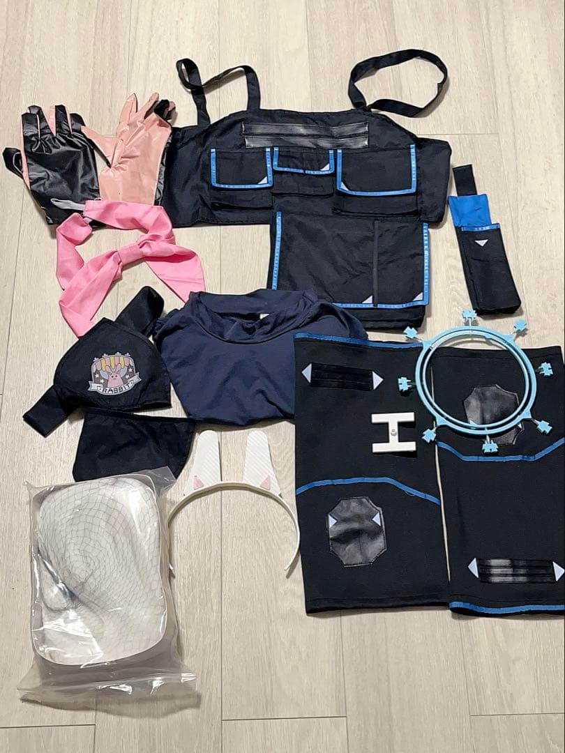 ブルーアーカイブ　月雪みやこ コスプレ衣装 ウィッグ フルセット