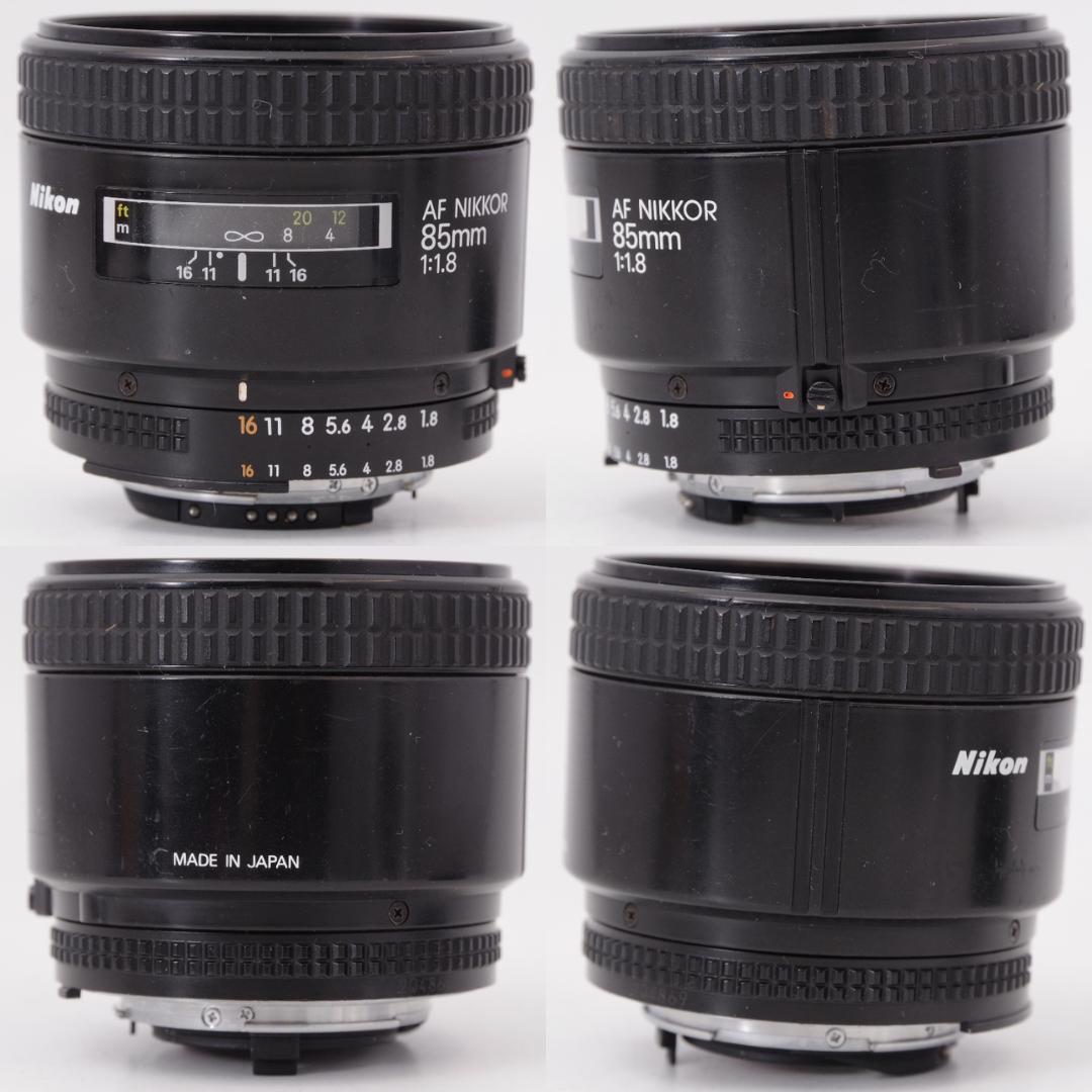 Nikon Ai AF Nikkor 85mm F1.8 光学クリアー