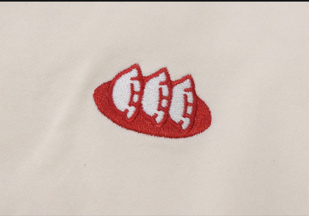 逃げ水あむ SOXSOCKS アツアツ餃子ハーフジップスウェット