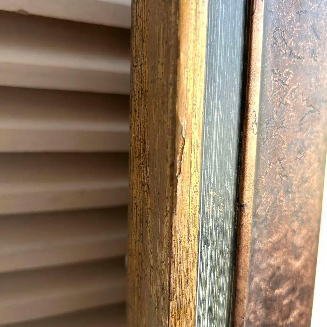 インド　大理石　象嵌細工 螺細　飾り皿　額装