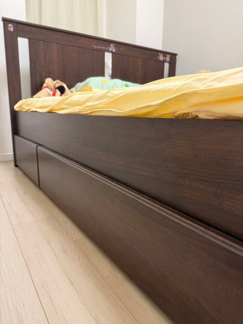 【セット販売】IKEA ベッドフレーム＋フォームマットレス（140×200cm）