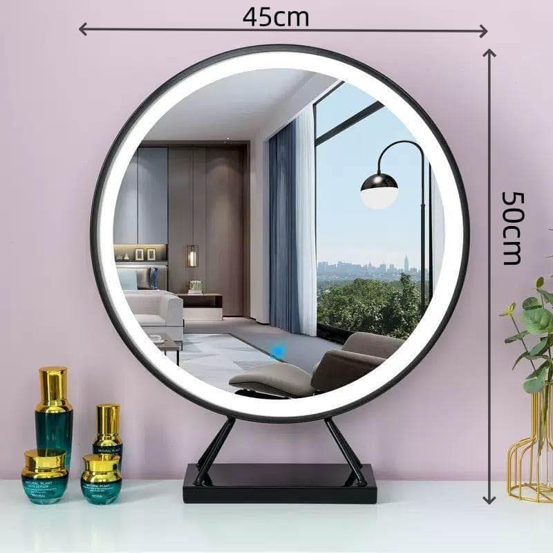 ホワイトモダンドレッサーミラー付き 訳あり品写真をご確認J206-100-04