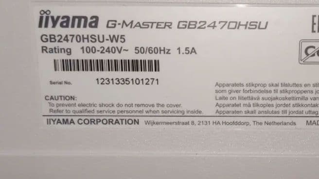 iiyama G-Master GB2470HSU-W5 23.8インチ