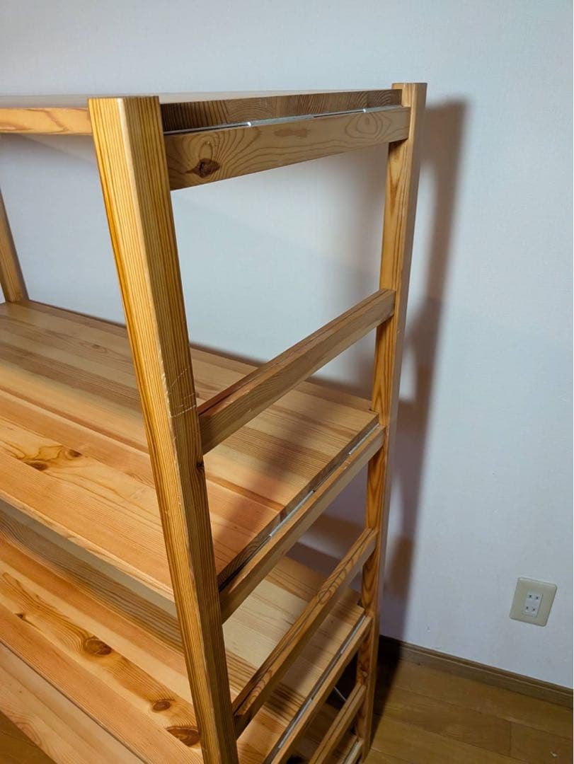 ■送料込■無印良品 MUJI パイン材ユニットシェルフ 木製家具 棚収納