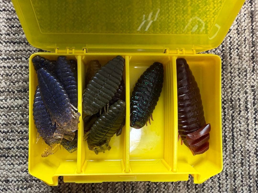 デプス　ワーム50袋以上+タックルボックス5個+ボックスケース二つ